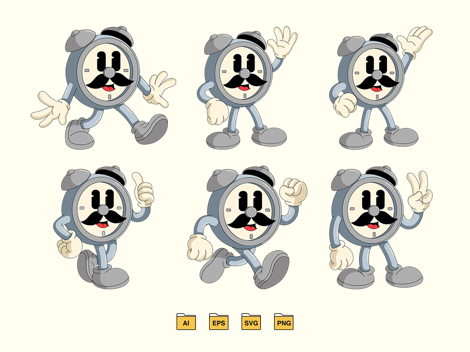 Retro Weker Character 80s 90s branding cartoon character character design design features graphic design illustration mascot retro vector