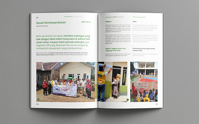 BeFa Sustainability Report 2023 annual report book book design csr ecology go green graphic design green illustration infographic layout publication sustainability sustainability report typography