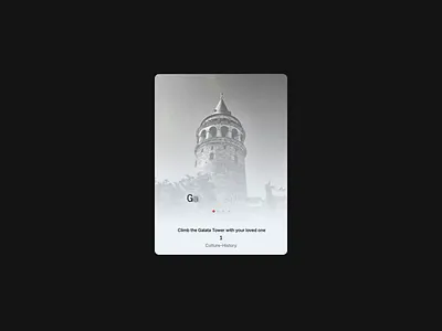 Card Animated animation card card design design galata goturkiye istanbul project shot slider ui ux web website