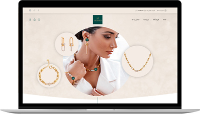 Gold Gallery Landing Page gallery jewelrydesign luxurybranding webdesign