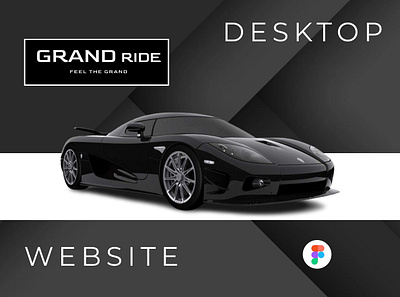 Grand Ride WEB - UI design desktop figma illustrator photoshop ui user interface web web design website