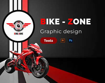 BIKE ZONE Brand Identity Graphic Design bike brandidentity branding catalogue graphic design illustrator letterhead logo photoshop socialmedia