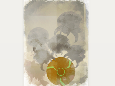 Metroid Poster artwork design graphic design illustration poster texture