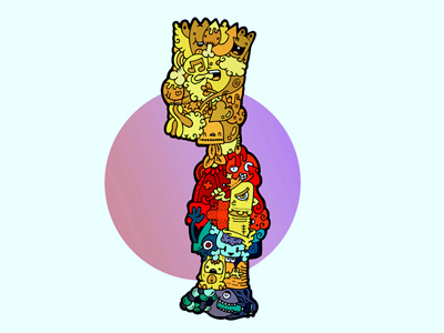 Bart Simpson bart simpson carnivorum cartoon illustration