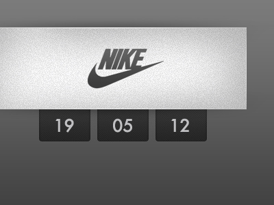 Count down app black ipad iphone nike texture