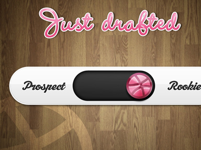 Draft Button draft dribbble switch