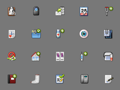 Medical Application Icons cs5 icons medical icons medicine photoshop