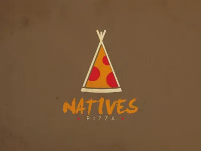 Natives Pizza american food indian native natives pizza teepee