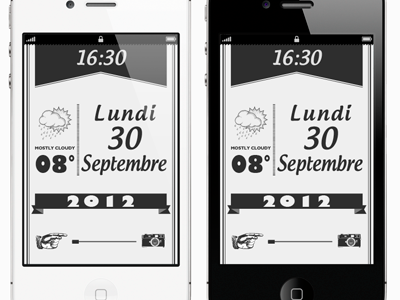 Ls Retroscreen custom customization interface iphone lockscreen retro ui