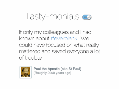 Testimonials everblank tasty monials testimonials