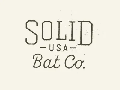 Bat Co. No.01 baseball bats boner dream job logo minnesota texture type wood