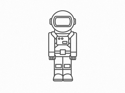 Astro Man astro black boots illustration line work man noise space vector white