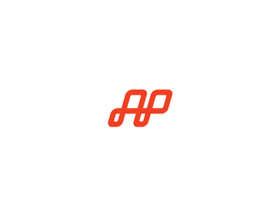 AP Logo ap brand branding circle gif identity logo monogram orange personal