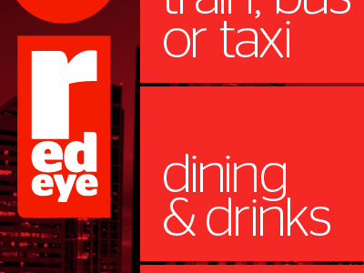 RedEye mobile app, 2011 location based mobile transit focused