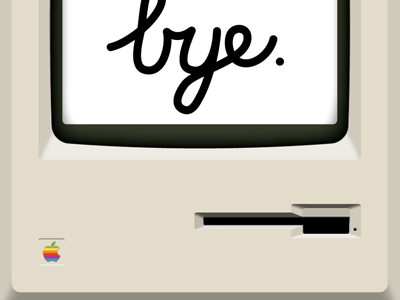 a poster for Steve 1984 apple comingsoon illustration imac jobs love mac macintoch poster retro rip steve tribute vector vintage