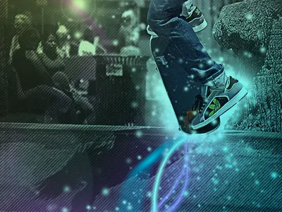 Verdict Photography Collab action lights photography skateboard sports