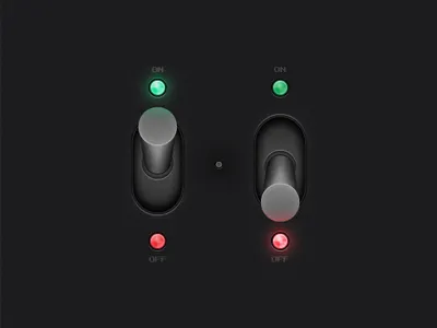 Switch Button button illustrator off on switch tutorial ui vector vectors