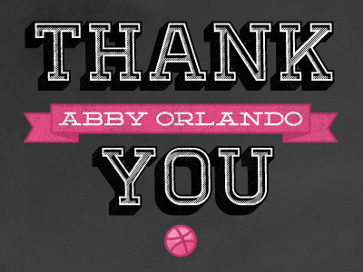 Hello Dribbble! design first shot typography