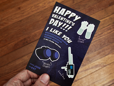 Dr. Horrible V-Day Card 2d illustrations valentine