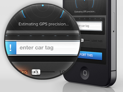 Application preview – Driver Report app application blue dark fighting dragons with pixels ios iphone texture textured