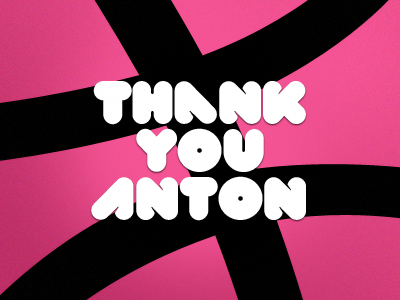 Thanks Anton dribbble invite