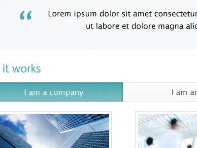 Content nav button image navigation quote tab testimonial