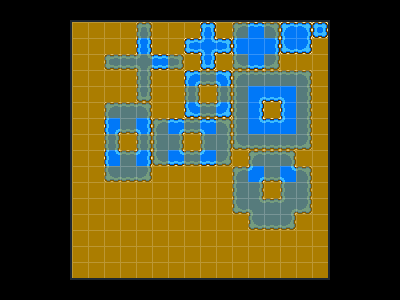 Splish Splash 8bit game sinkhole tileset water