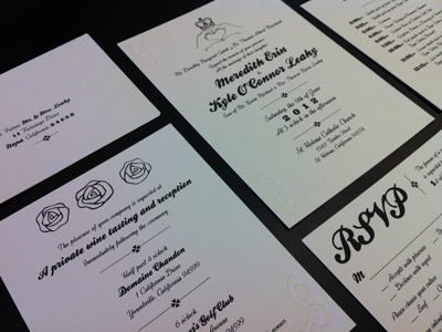 Classic Wedding Invitations classic debossing invitations print wedding