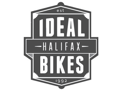 Ideal Bikes Halifax bicycle bike branding logo retro vintage