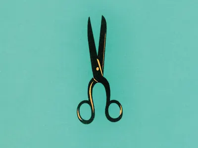 IMACUTYA blue orange scissors