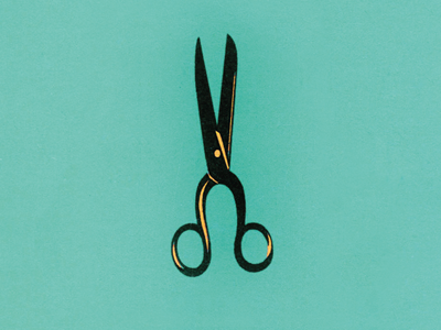 IMACUTYA blue orange scissors