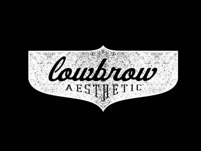 lowbrow aesthetic badge