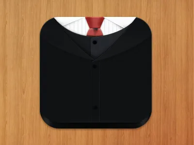 Suit Icon icon illustration mobile suit tie
