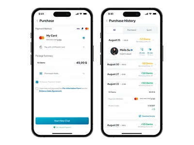 Payment Screen Mobil UI app app uı button check credit card input mobil mobil uı page payment payment card payment history payment list payment method payment page payment screen payment uı plan subscriptions ui