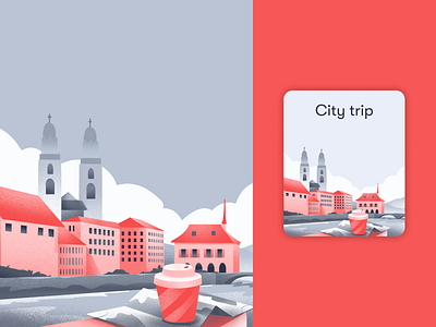 HotelCard Service Illustrations: City Trip branding business illustration city design design studio digital art digital illustration graphic design hotels illustration illustrator marketing design tourism travel trip ui ui design ui illustrations urban ux design