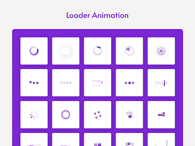 Loader Animation UI Design animation figma loader loader design micro interaction motion graphics spinner ui