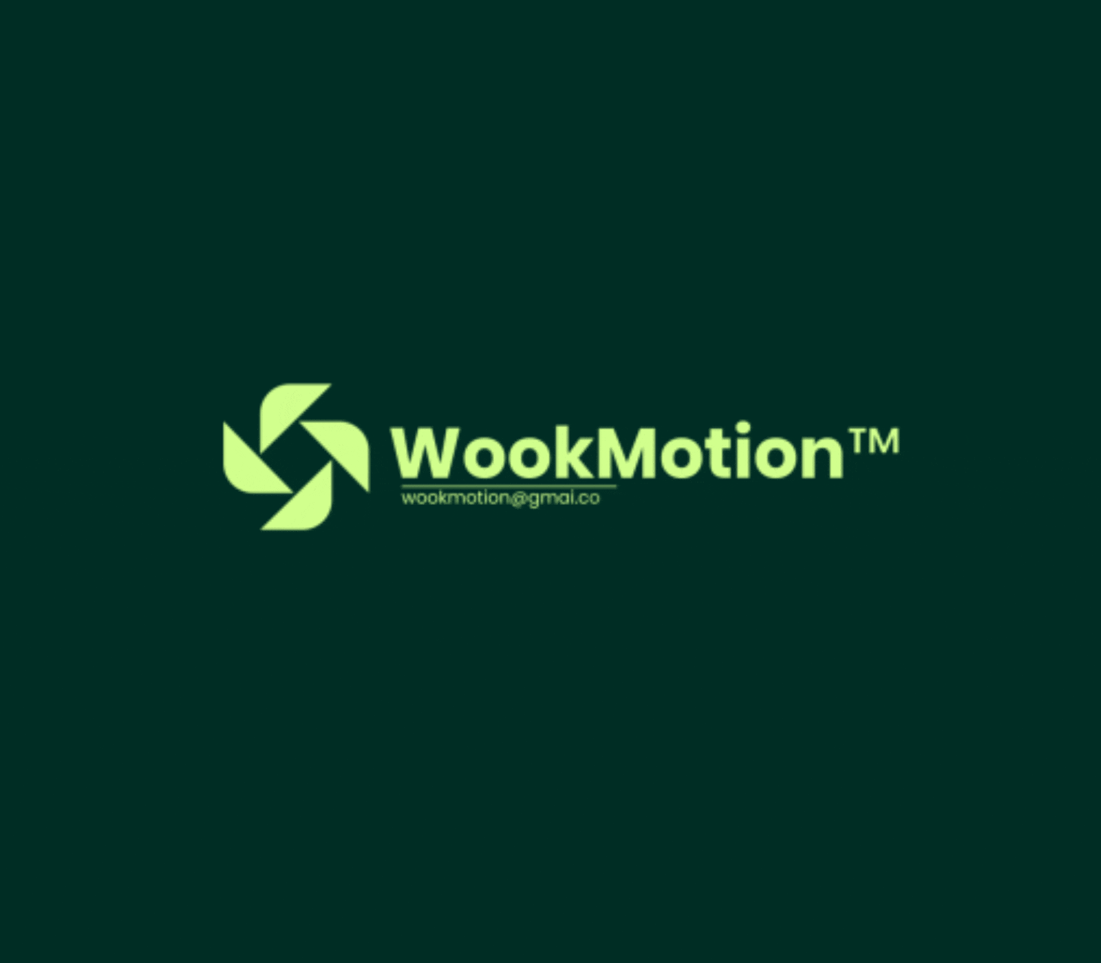 WookMotion Brand Logo animation animationbrand brandidentity branding creativelogo designinspiration dribbble dynamicdesign graphic design graphicdesign logodesign logoinmotion modernlogo motion graphics motiondesign motiongraphics visualstorytelling wookmotion