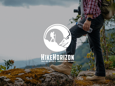 Hiking Logo Design | Logo Design brand identity branding graphic designer hiking hiking logo hiking logo design logo logo design logotipo logotype outdoor logo travel