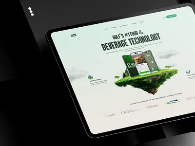 ClubGrub - Golf Landing Page activity athlete clean court design field golf golf academy golf ball golf club golf product golfing landing page minimal minimalist modern sports ui web website