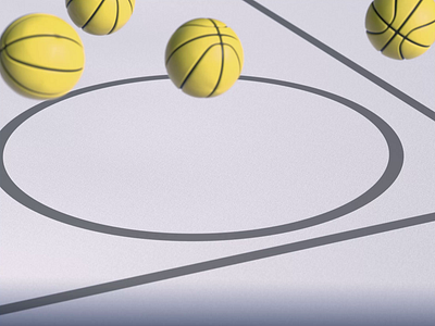 Basketball animation 3d animation art basketball cinema4d colorful motion graphics octane render