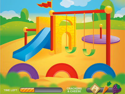 Food Game Background art direction background flash illustration vector web