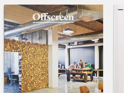 Offscreen Magazine #1 Cover cover print