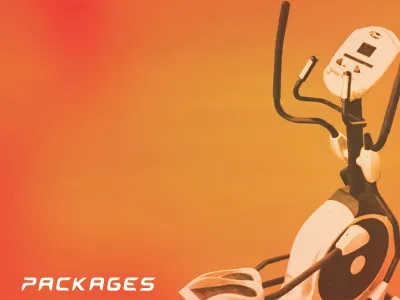 Brochure fitness gym gymnasium health shapes