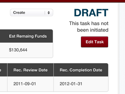 Task Scheduling design interface design