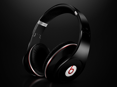 Beats beats dark headphone icon