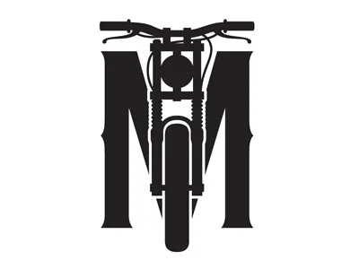 Town Moto idea logo motorcycles