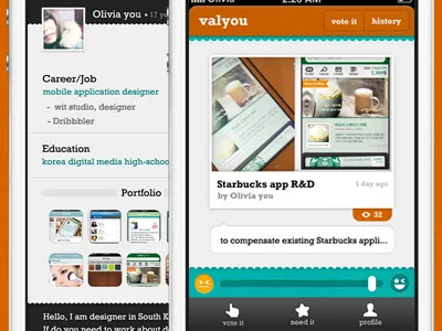 My first Shot! app application application design custom ios iphone mobile app navigation profile shot tabbar