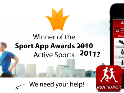 Runtrainer Award app design icon ios logo ui