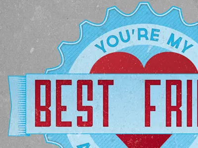 Valentine's Day Card illustration logo valentines day