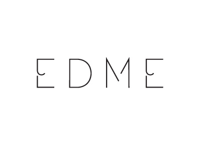 Edme e logo type